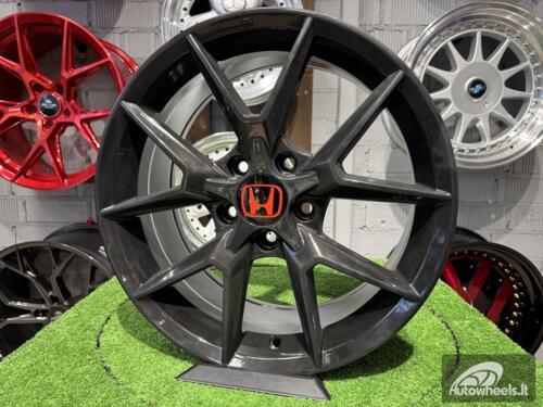 Ratlankis R18x8  5X114.3  ET  50  64.1  B1012  Black (BL)  For HOND  (P)