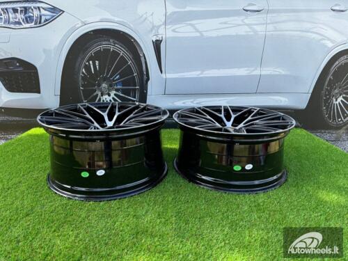 Ratlankis R21x9.5  5X112  ET  26  66.5  3S1067  Black Polished (MB)  For PORCH  (P2)  (HYBRID FORGED(New Macan)(Rear+Front))