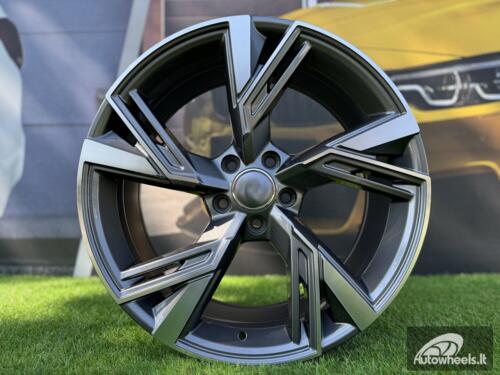 Ratlankis R18x8  5X112  ET  30  66.5  B1571  (IND5452)  Grey Polished (MG)  For AUD  (Z5)