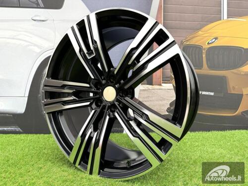 Ratlankis R20x8.5  5X112  ET  25  66.6  B1831  Black Polished (MB)  For BMW  (Z3)  ((Rear+Front) New Model)