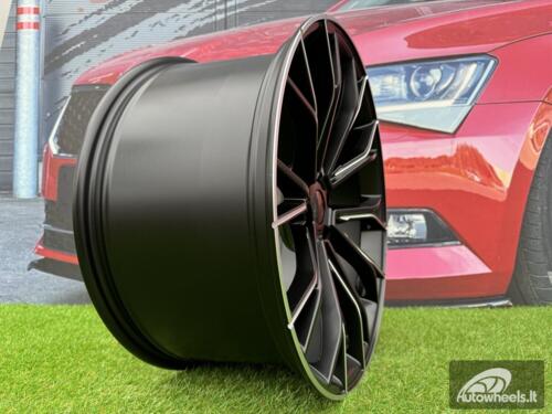 Ratlankis R20x10  5X120  ET  40  72.6  A5385  (INS0220)  Black Half Matt (BLHM)  For BMW  (K7+Z5)  (Rear+Front Milling)