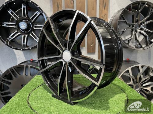 Ratlankis R18x8  5X120  ET  34  72.6  A5588  (IN5574)  Black Polished (MB)  For BMW  (K7+P2+Z5)