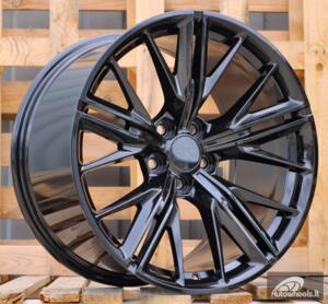 Ratlankis R20x11  5X120  ET  43  66.9  B1609  Black (BL)  Fits for CHEVR  (Z6)  (CAMARO (Rear+Front))