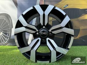 Ratlankis R16x6.5  5X114.3  ET  50  66.1  B1110  Black Polished (MB)  For DACIA  (R+P2)  (New MODEL)