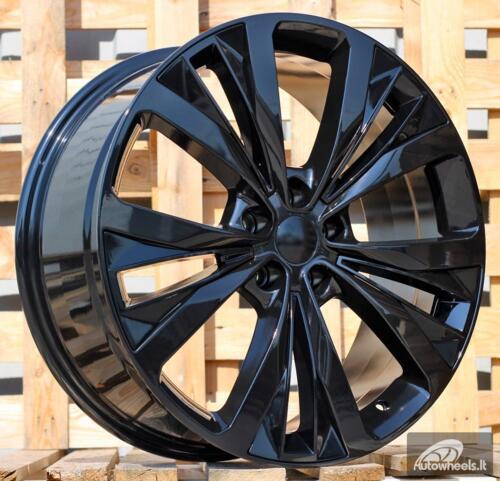 Ratlankis R20x8.5  5X108  ET  45  63.3  B1281  Black (BL)  For JAGUAR  (P)