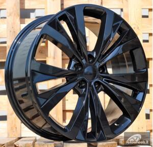 Ratlankis R20x8.5  5X108  ET  45  63.3  B1281  Black (BL)  For JAGUAR  (Z2)