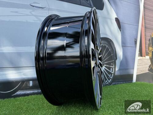 Ratlankis R20x9  5X108  ET  45  63.3  B1365  (IN0323)  Black Polished (MB)  For LAND  (K7)  (MANSORY)