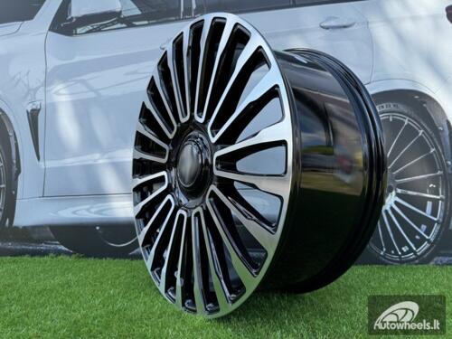 Ratlankis R20x9  5X108  ET  45  63.3  B1365  (IN0323)  Black Polished (MB)  For LAND  (Z5+K7)  (MANSORY)