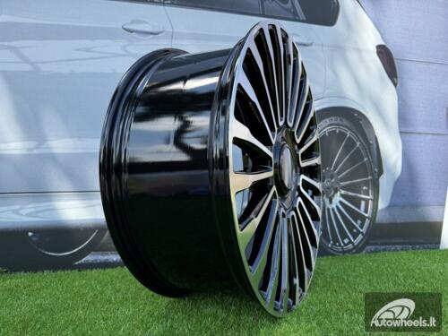 Ratlankis R20x9  5X108  ET  45  63.3  B1365  (IN0323)  Black Polished (MB)  For LAND  (Z5+K7)  (MANSORY)