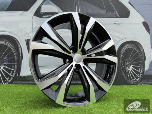 Ratlankis R20x8  5X114.3  ET  30  60.1  B1437  Black Polished (MB)  For LEX  (Z1)
