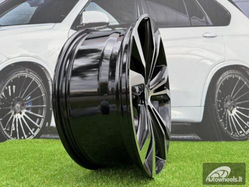 Ratlankis R20x8  5X114.3  ET  30  60.1  B1437  Black Polished (MB)  For LEX  (Z4)