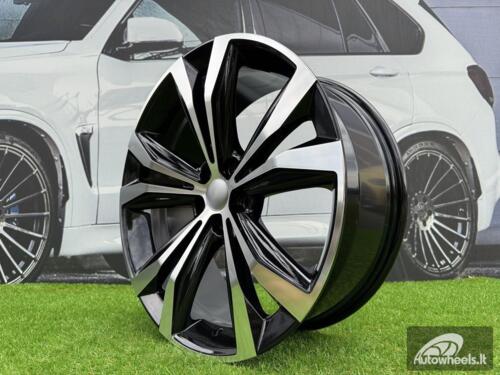 Ratlankis R20x8  5X114.3  ET  30  60.1  B1437  Black Polished (MB)  For LEX  (Z4)