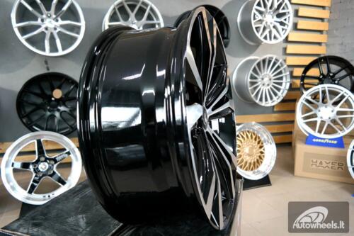 Ratlankis R20x8  5X114.3  ET  30  60.1  B1437  Black Polished (MB)  For LEX  (Z4)