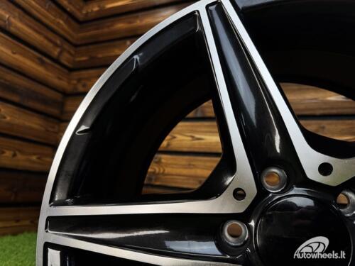 Ratlankis R18x8  5X112  ET  45  66.6  B5052  Black Polished (MB)  For MER  (K4+P)