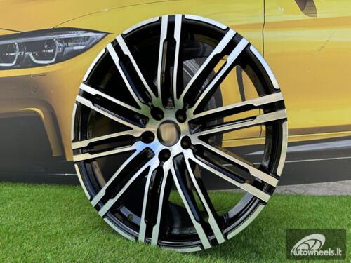 Ratlankis R19x9.5  5X112  ET  21  66.5  B1026  Black Polished (MB)  For PORCH  (Z4)  (Rear+Front)