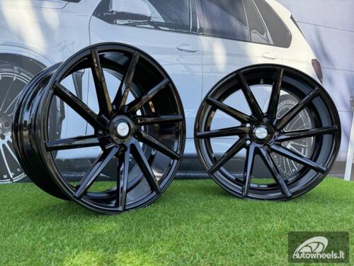 Ratlankis R17x8  5X108  ET  42  67.1  B1059  Black (BL)  For RACIN  (R)  (RIGHT SIDE (Style Vossen))