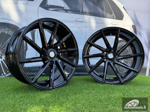 Ratlankis R17x8  5X108  ET  42  67.1  B1059  Black (BL)  For RACIN  (Z6)  (RIGHT SIDE (Style Vossen))