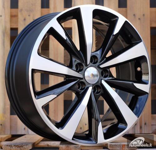 Ratlankis R18x7.5  5X112  ET  46  57.1  B5869  Black Polished (MB)  For SEAT  (K2)