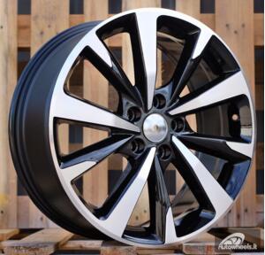 Ratlankis R18x7.5  5X112  ET  46  57.1  B5869  Black Polished (MB)  For SEAT  (K2+P)