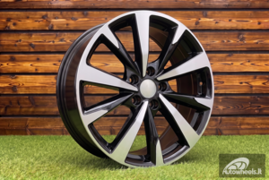 Ratlankis R18x7.5  5X112  ET  46  57.1  B5869  Black Polished (MB)  For SEAT  (K2+P)