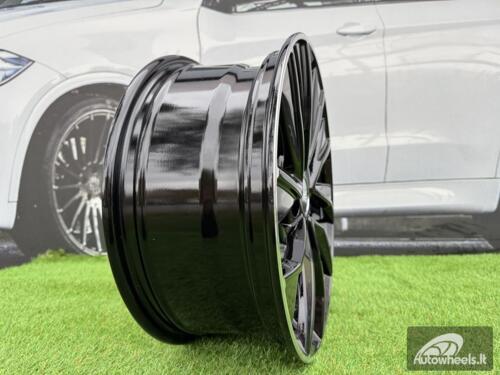 Ratlankis R17x7  5X100  ET  46  57.1  B5970  Black+Polished Lip (BLPL)  For SKODA  (R)  (New Model)