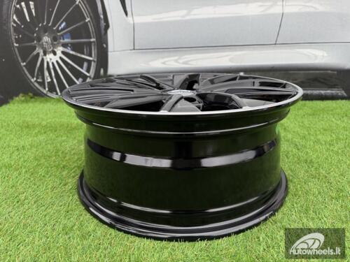 Ratlankis R17x7  5X100  ET  46  57.1  B5970  Black+Polished Lip (BLPL)  For SKODA  (R)  (New Model)