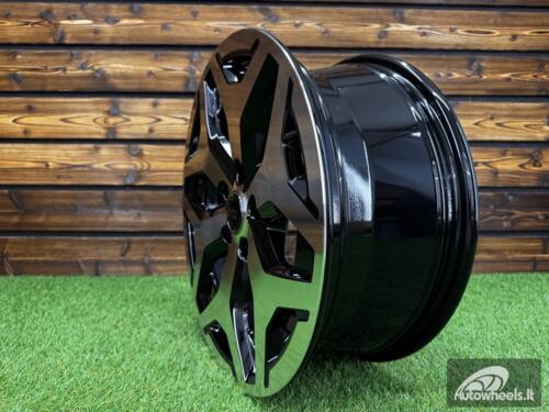 Ratlankis R17x7  5X114.3  ET  48  56.1  B2042  Black Polished (MB)  For SUBAR  (R+Z2)