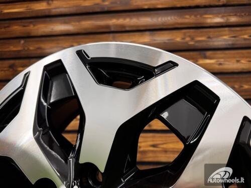 Ratlankis R17x7  5X114.3  ET  48  56.1  B2042  Black Polished (MB)  For SUBAR  (R+Z2)