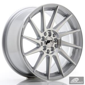 JR Wheels JR22 17x8 ET35 4x100/114 Silver Machined Face