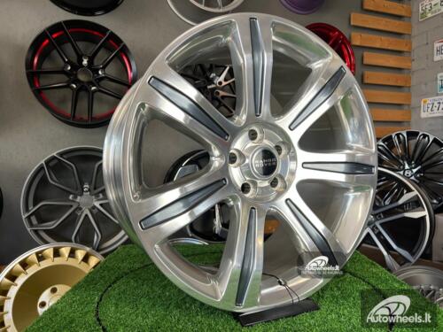 Ratlankis Talisman Land Rover Style 21X9.5J 5X120 ET49 72.56 Grey Polished