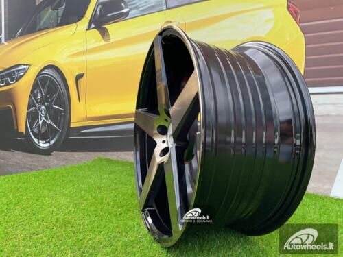 Ratlankis Volvo, Ford, Jaguar Velsen 532 style 19X8.5J 5X108 ET35 63.4 Black Diamond Cut with Tinted Bronze 