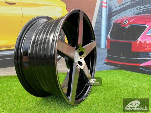 Ratlankis Volvo, Ford, Jaguar Velsen 532 style 19X8.5J 5X108 ET35 63.4 Black Diamond Cut with Tinted Bronze 