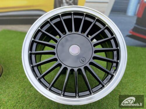 Ratlankis Alpina Classic E30 Series Styling | R16X7J 4X100/4X114.3 ET28 73.1 Black with Diamond Cut Lip
