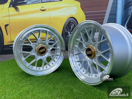 Ratlankis BBS RS2 Styling 17X8J 4X100/5X100 ET30 73.1 Silver with Diamond Cut Lip