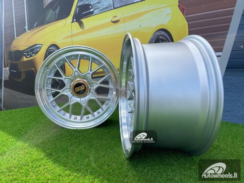 Ratlankis BBS RS2 Styling 17X8J 4X100/5X100 ET30 73.1 Silver with Diamond Cut Lip