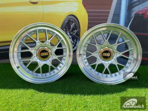 Ratlankis BBS RS2 Styling 17X8J 4X100/5X100 ET30 73.1 Silver with Diamond Cut Lip