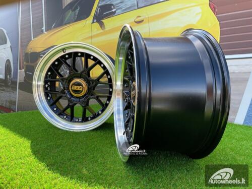 Ratlankis BBS RS2 Styling 17X8J 4X100/5X100 ET30 73.1 Black with Diamond Cut Lip