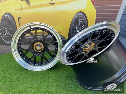 Ratlankis BBS RS2 Styling 17X8J 4X100/5X100 ET30 73.1 Black with Diamond Cut Lip