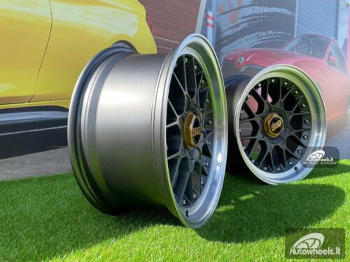 Ratlankis BBS RS2 Styling 17X8J 4X100/5X100 ET30 73.1 Grey with Diamond Cut Lip