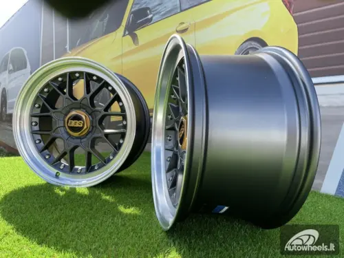 Ratlankis BBS RS2 Styling 17X8J 4X100/5X100 ET30 73.1 Grey with Diamond Cut Lip