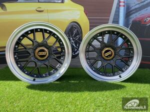 Ratlankis BBS RS2 Styling | R17X8J 4X100/5X100 ET30 73.1 Grey with Diamond Cut Lip