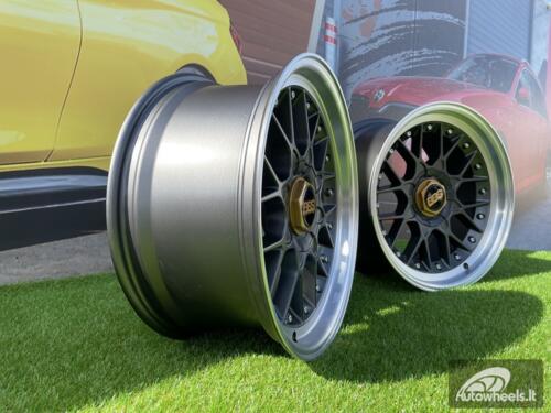Ratlankis BBS RS2 Styling 17X9J 4X100/5X100 ET25 73.1 Grey with Diamond Cut Lip
