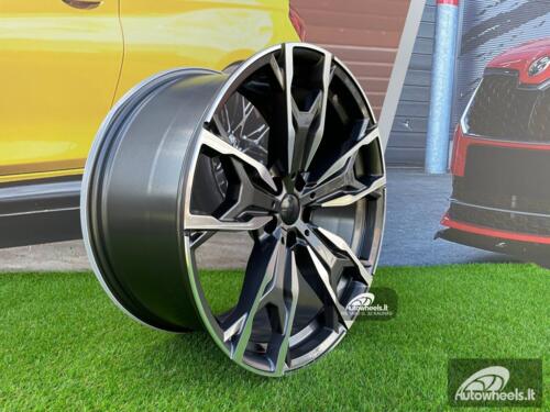 Ratlankis 787M style new BMW X3 X4 design 20X9.5J 5X112 ET40 66.56 Grey with Diamond Cut Lip