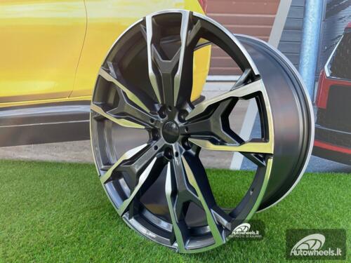 Ratlankis 787M style new BMW X3 X4 design 20X9.5J 5X112 ET40 66.56 Grey with Diamond Cut Lip