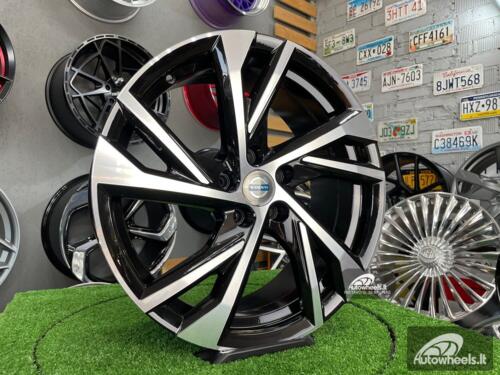 Ratlankis Volvo Stanger 18X8J 5X108 ET45 65.1 Black with Diamond Cut Lip