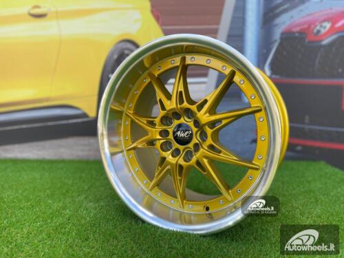 Ratlankis Inovit ST-05 Styling 17X9J 5X100/5X114.3 ET25 73.1 Candy Gold with Diamond Cut Lip