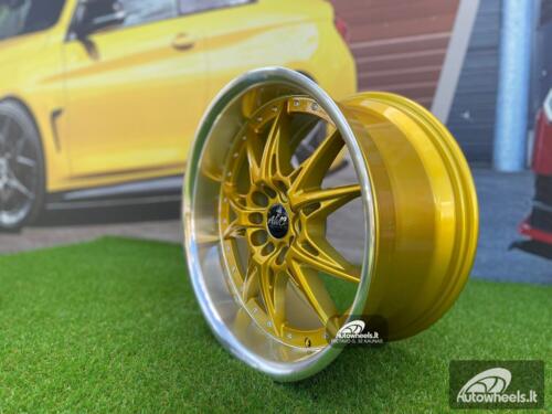 Ratlankis Inovit ST-05 Styling 17X9J 5X100/5X114.3 ET25 73.1 Candy Gold with Diamond Cut Lip