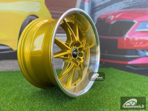 Ratlankis Inovit ST-05 Styling 17X9J 5X100/5X114.3 ET25 73.1 Candy Gold with Diamond Cut Lip