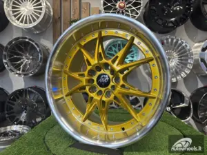 Ratlankis Inovit ST-05 Styling 17X9J 5X100/5X114.3 ET25 73.1 Candy Gold with Diamond Cut Lip