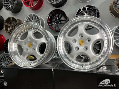 Ratlankis Porsche 964 Turbo speedline style 18X8J 5X130 ET50 71.56 Silver with Diamond Cut Lip